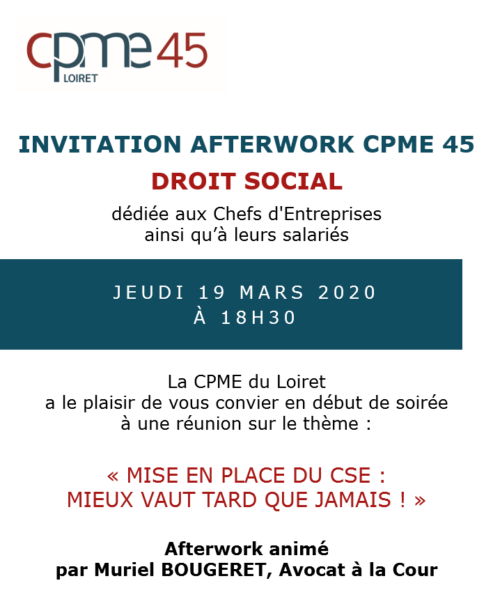 Invitation afterwork droit social site
