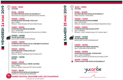 2ème édition du séminaire yucanbe your own champion Image 2